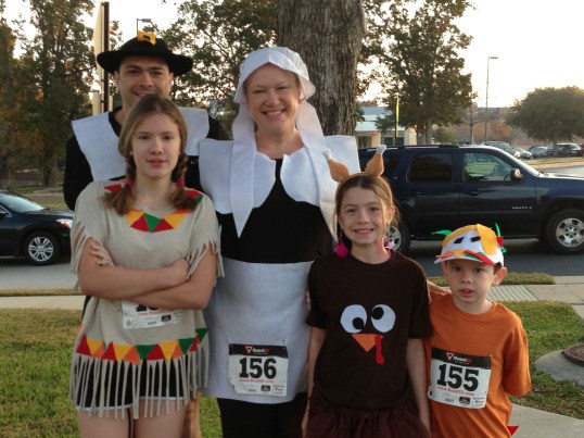 The family that races in costume together...stays together...